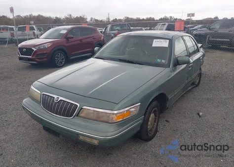 1997 Mercury Grand Marquis Ls из США, поврежденный, VIN 2MELM75W1VX645870